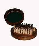 5'' Round Pegged Travel Chess Set