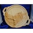 Natural Stone Marble Serving Tray 8" Round Comes in a Beautiful Velvet Gift Box Clearance Sale