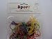 Bama Bandz Sport Glow in the Dark Bands Rubber Bandz Band Wristband (24)