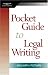 Books : The Pocket Guide to Legal Writing