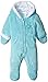 Calvin Klein Baby-Boys Newborn Silky Sherpa Pram, Blue, 6-9 Months