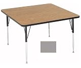 Correll A4848-Sq-13 Square Activity Tables - Standard Legs - Dove Grey