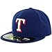 MLB Texas Rangers Game AC On Field 59Fifty Fitted Cap, Royal, 7 1/2
