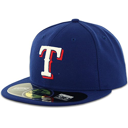 MLB Texas Rangers Game AC On Field 59Fifty Fitted Cap, Royal, 7 1/2