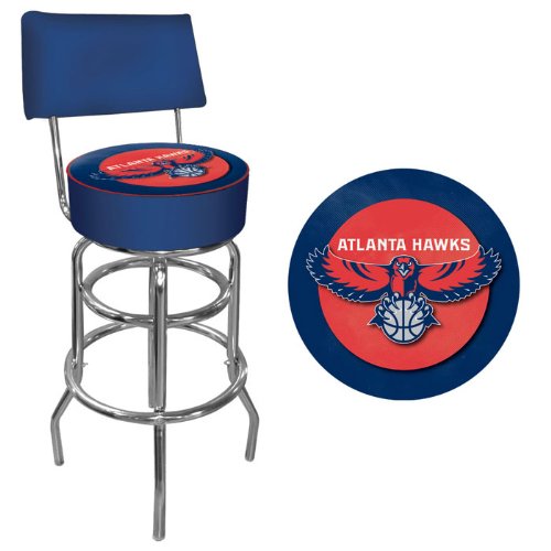 NEW Atlanta Hawks NBA Padded Swivel Bar Stool with Back (New Products)