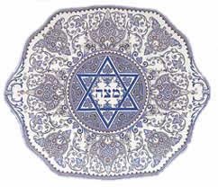 Spode Judaic Collection Judaic Matzo Plate(Passover)
