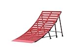 Freshpark Ricky Johnson Portable Moto and Bike Jump Ramp (Red, Large)