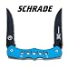 Schrade Folding Knife X Timer Blue Double Lockback Image