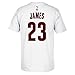 NBA Cleveland Cavaliers LeBron James #25 Men's 7 Series Name & Number Short Sleeve Tee, X-Large, White