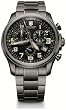 Victorinox Swiss Army Men's Infrantry 241289 Black Stainless-Steel Swiss Quartz Watch with Black Dial
