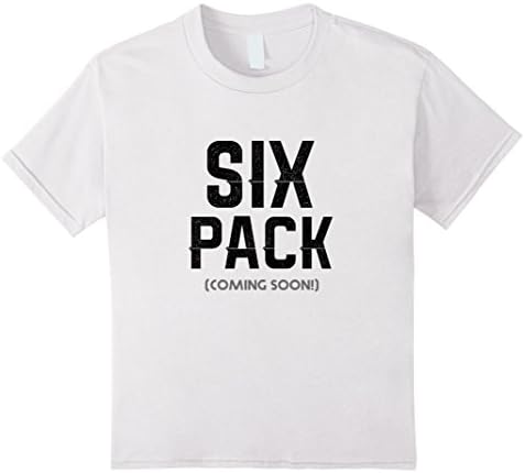 Kids Six Pack Coming Soon Fitness Gym Workout Stringer  T-Shirt 8 White