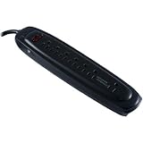 7-OUTLET 1200J SURGE PROTECTOR$150K 6FT CORD BLACK