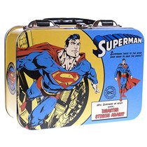 Childrens Toyshop  Toys : Superman Tin Tote Lunch/Storage Box