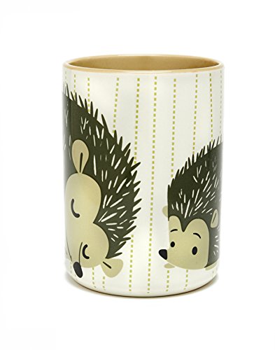 Hedgehog Coffee Mug White Striped