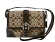 New Authentic Coach Hamptons Signature Flap Handbag