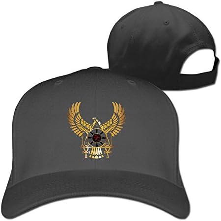 Ourdoor Sport Egyptian Ibis Ankh Horus Eye Ajustable Peak Hat Black