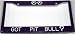 Paw Prints Purple Glitter Got Pit Bull? License Plate Frame