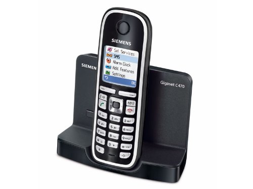 Gigaset - C470 - Téléphone sans fil DECT\GAP - mains-libres - noir