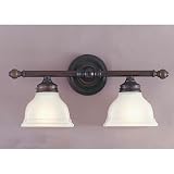 2 Bulb Oil Rubbed Bronze Vanity