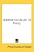 Book Aristotle on the Art of Poetry