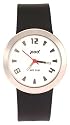 Pod Gents 50M Water Resitant Watch With White Dial And Black Strap