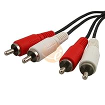6 ft / 6 feet Premium 2 RCA Stereo Audio Cable (M/M) supports Xbox 360<br />
From eforcity<br />
