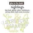 Pack of 24 SIGHTINGS Stretchy Shapes: GLOW IN THE DARK Rubber Bands