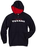 NFL Boys' Houston Texans Sportsman Zip Ft Fleece Hoodie - R18C4Q32 (Deep Obsidan, X-Large)