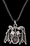 Drumset Necklace - Pewter
