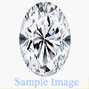 0.40 Carat - Oval Cut Loose Diamond, VVS1 Clarity, D Color
