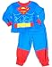 Search : Superman - Toddler Boys Long Sleeve Superman Pajamas, Royal, Red (Size 2T)