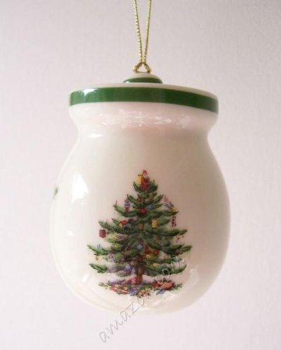 Spode Christmas Tree Honey Pot Ornament Spode Christmas Tree Honey Pot Ornament