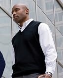 Devon & Jones Air spun cotton V-Neck Vest. D477