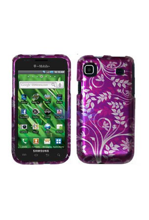 Samsung T959 Vibrant Galaxy S Graphic Case – Purple Flower