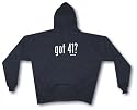 got 41? Men's Hoodie Sweat Shirt Small thru 4XL