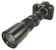 Rokinon 500mm Telephoto Lens w/Tripod for Nikon F2,FA,FE,FM SLRs and D40,D60,D70,D80,D90,D3000,D5000 dSLRs