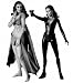 THE SPIRIT/ 7inch ACTION FIGURE: HOT TOPIC���� PLASTER OF PARIS & SAND SAREF 2PK