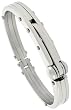 8 1/2 Gent's Surgical Steel Bangle Bracelet 1/2 (13 mm) wide
