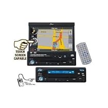 Lanzar RBSDBT79NG 7'' Motorized TFT Touch Screen DVD/CD/MP3 Player/AM/FM/SD-USB/Built-In GPS/TTS/USA/Canada & Mexico Maps