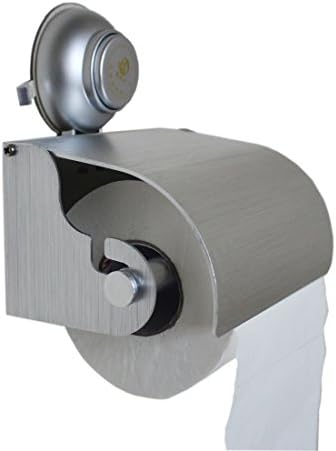 Toilet Paper Holder Toilet Roll Paper Holder Dispensers with Vacuum Suction Cup Easy Installation Without Any Tool