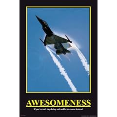 Empire 394903 Motivational - Awesomeness - Jet Poster - 61 x 91.5 cm