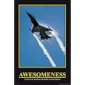 Empire 394903 Motivational - Awesomeness - Jet Poster - 61 x 91.5 cm