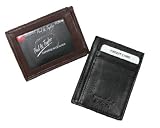 Best Price Paul & Taylor Front Pocket Leather Credit Card ID Wallet