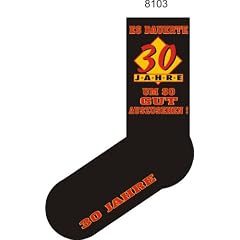 30 Jahre um so gut auszusehen - Socken mit Spruch - Gr�sse 40-46