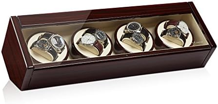 Modalo - Luxurious Watch Winder - Winds up to 8 Watches Simultaneously - Makassar - Made in Germany