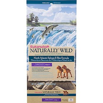 Eukanuba Naturally Wild North Atlantic Salmon & Rice Dry Puppy Food