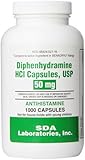Generic Benadryl Allergy - Diphenhydramine (50mg) - 1000 Capsules