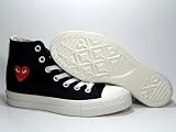 CONVERSE SHOES SNEAKERS ALL STAR/COMME DES GARCONS/PLAY X/HI BLACK