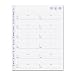 Blueline MiracleBind Telephone and Address Refill Sheets, 25 Sheets, 9.25 x 7.25 Inches (AFT9050R)