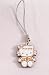 Hello Kitty Silver & Gold Wood Cell Phone Charm